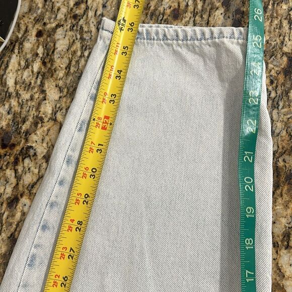 7 For All Mankind Ballon Tab Pant Isadora Light Wash Jeans Size 26 - Picture 10 of 12